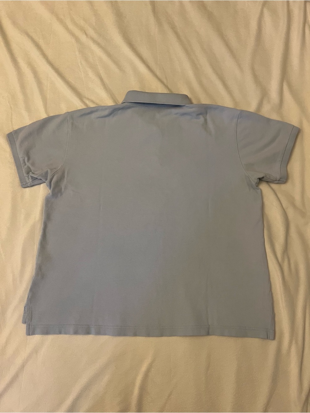 Polo by Ralph Lauren Baby Blue Short Sleeve Cotton Polo Shirt - Picture 3 of 6